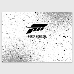 Поздравительная открытка Forza Horizon glitch на светлом фоне