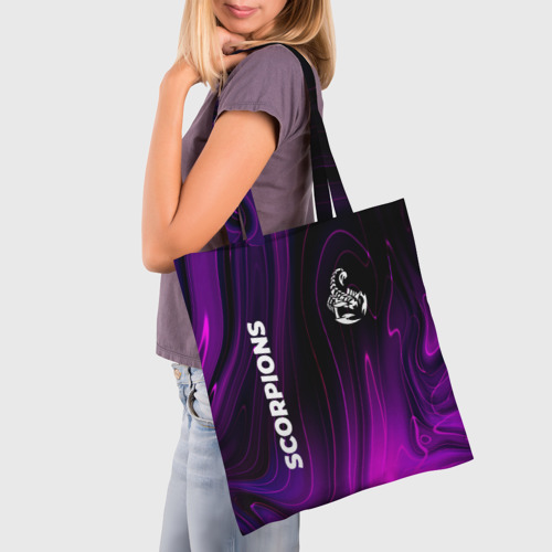 Шоппер 3D Scorpions violet plasma - фото 3