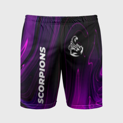 Мужские шорты спортивные Scorpions violet plasma