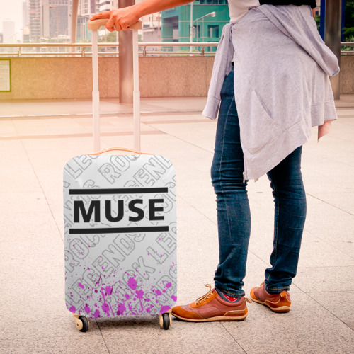 Чехол для чемодана 3D Muse rock Legends: символ сверху, цвет 3D печать - фото 4