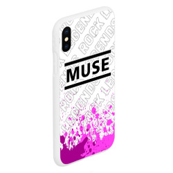 Чехол для iPhone XS Max матовый Muse rock Legends: символ сверху - фото 2