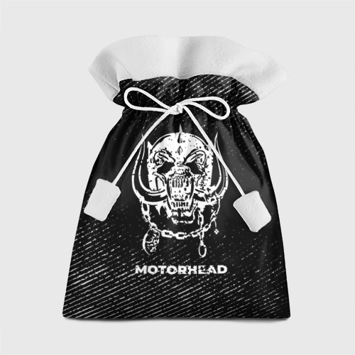 Подарочный 3D мешок Motorhead с потертостями на темном фоне
