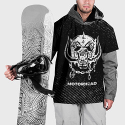 Накидка на куртку 3D Motorhead с потертостями на темном фоне