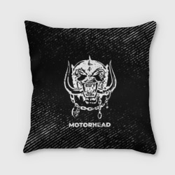 Подушка 3D Motorhead с потертостями на темном фоне