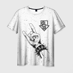 Мужская футболка 3D System of a Down и рок символ