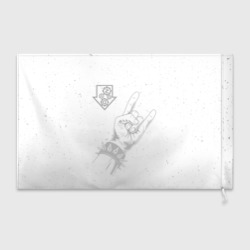 Флаг 3D System of a Down и рок символ - фото 2