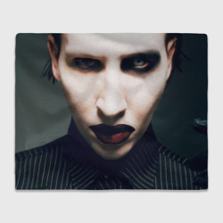 Marilyn Manson фотопортрет – Плед с принтом купить со скидкой в -14%