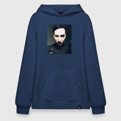 Худи SuperOversize хлопок Marilyn Manson фотопортрет