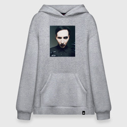 Худи SuperOversize хлопок Marilyn Manson фотопортрет