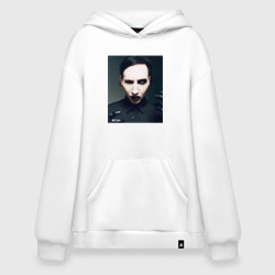 Худи SuperOversize хлопок Marilyn Manson фотопортрет