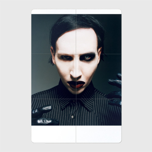 Магнитный плакат 2Х3 Marilyn Manson фотопортрет