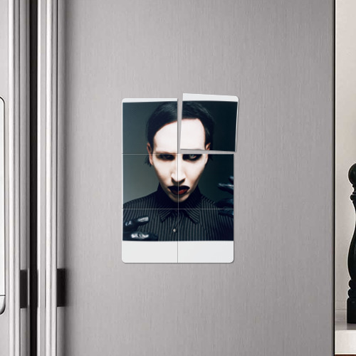 Магнитный плакат 2Х3 Marilyn Manson фотопортрет - фото 4