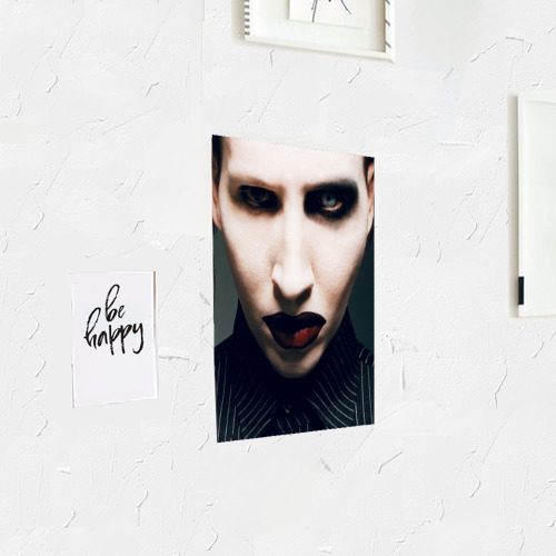 Постер Marilyn Manson фотопортрет - фото 3