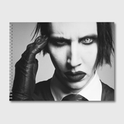 Альбом для рисования Marilyn Manson looks at you