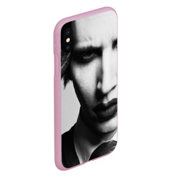 Чехол для iPhone XS Max матовый Marilyn Manson looks at you - фото 2