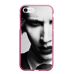 Чехол для iPhone 7/8 матовый Marilyn Manson looks at you