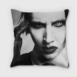 Подушка 3D Marilyn Manson looks at you