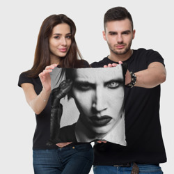 Подушка 3D Marilyn Manson looks at you - фото 2