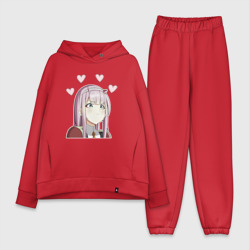 Женский костюм хлопок Oversize Mini Zero two