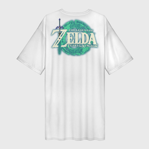 Платье-футболка 3D The legend of Zelda - tears of the kingdom: censured, цвет 3D печать - фото 2