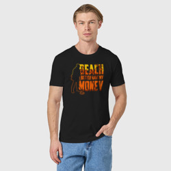 Мужская футболка хлопок Beach money - фото 2