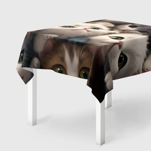 Скатерть 3D Маленькие котята