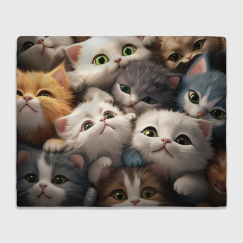 Плед 3D Маленькие котята