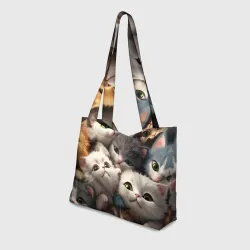Пляжная сумка 3D Маленькие котята - фото 2