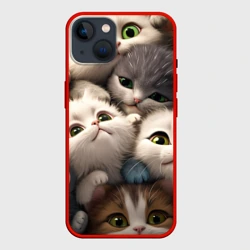 Чехол для iPhone 14 Маленькие котята