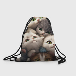 Маленькие котята – Рюкзак-мешок 3D с принтом купить со скидкой в -25%