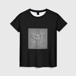 Женская футболка 3D Кровосток - наука deluxe
