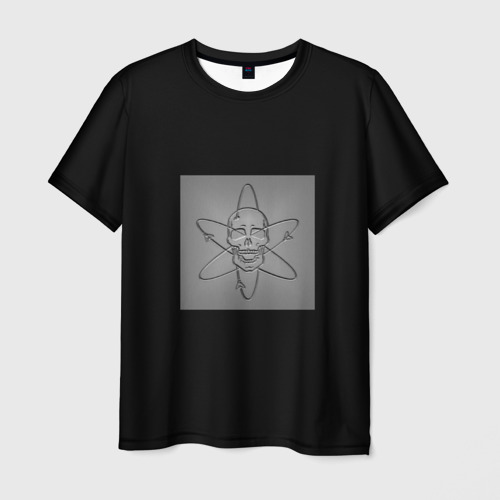 Мужская футболка с принтом Кровосток - наука deluxe, вид спереди №1