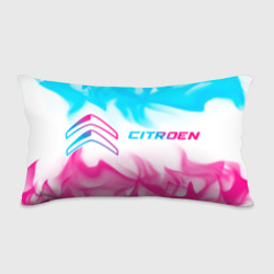 Подушка 3D антистресс Citroen neon gradient style: надпись и символ