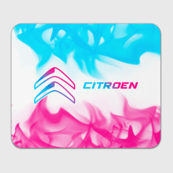 Прямоугольный коврик для мышки Citroen neon gradient style: надпись и символ