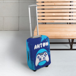 Чехол для чемодана 3D Антон геймер - фото 2