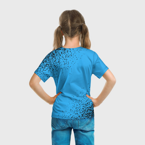 Детская футболка 3D Гена космонавт футболист, цвет 3D печать - фото 6