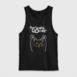 Мужская майка хлопок My Chemical Romance rock cat