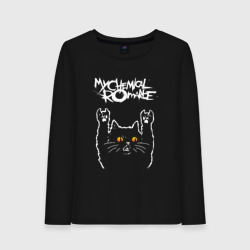 Женский лонгслив хлопок My Chemical Romance rock cat