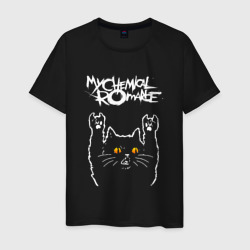 Мужская футболка хлопок My Chemical Romance rock cat