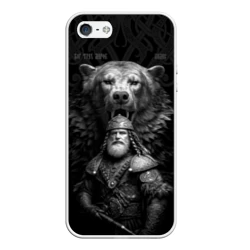 Чехол для iPhone 5/5S матовый Велес славянский Бог Богатырь