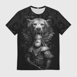 Мужская футболка 3D Велес славянский Бог Богатырь