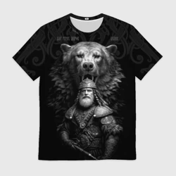 Мужская футболка 3D Велес славянский Бог Богатырь