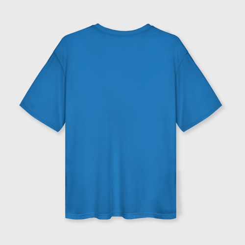 Женская футболка oversize 3D С нами Бог и Андреевский флаг, цвет 3D печать - фото 2