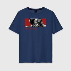 Женская футболка хлопок Oversize Гриффит Фемто