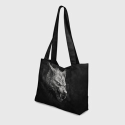 Пляжная сумка 3D Волк - grunge style - фото 2
