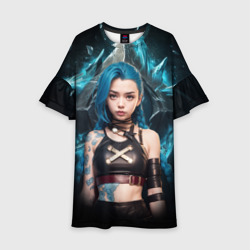 Детское платье 3D Jinx Arcane league of Legends