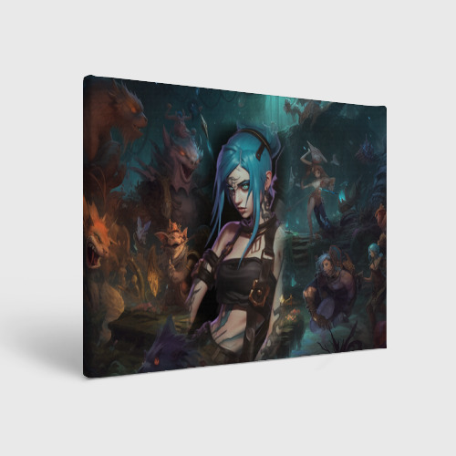 Холст прямоугольный Jinx fantasy, цвет 3D печать