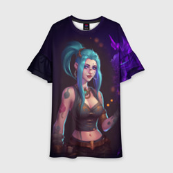 Детское платье 3D Jinx Arcane League of Legends