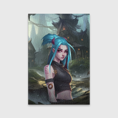 Обложка для паспорта матовая кожа Jinx art, цвет пыльно-розовый