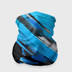 Бандана-труба 3D Black blue white